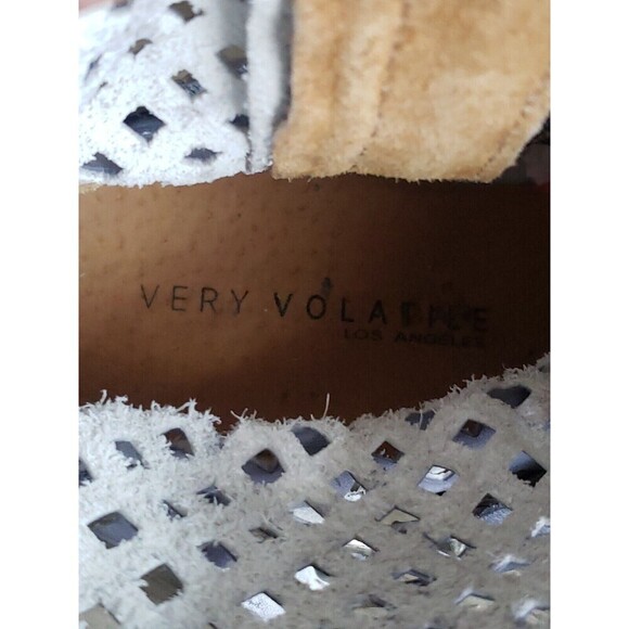 Very Volatile Wester Boots Women's Size 10 Gray Distressed Leather Stud Harness - Picture 9 of 12